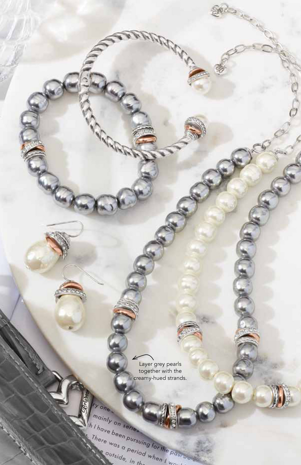 Brighton pearl necklace! Beautiful Layering piece! shops