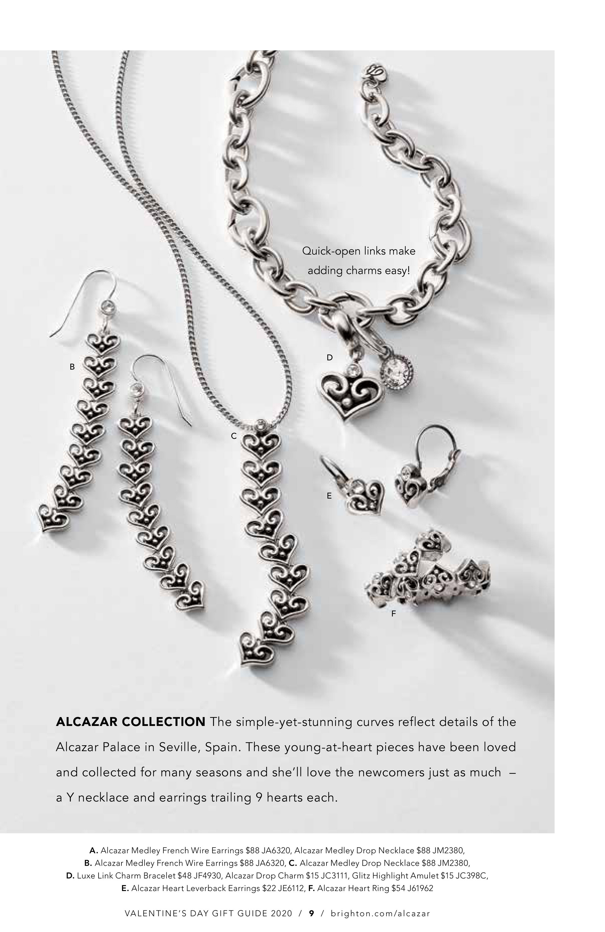 Brighton Necklace, Bracelet, Earrings Alcazar popular Set Brand New