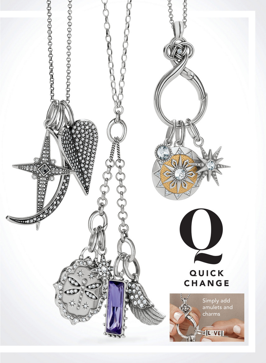 Brighton - A To Z - Brighton Radiance Amulet Silver-Gold