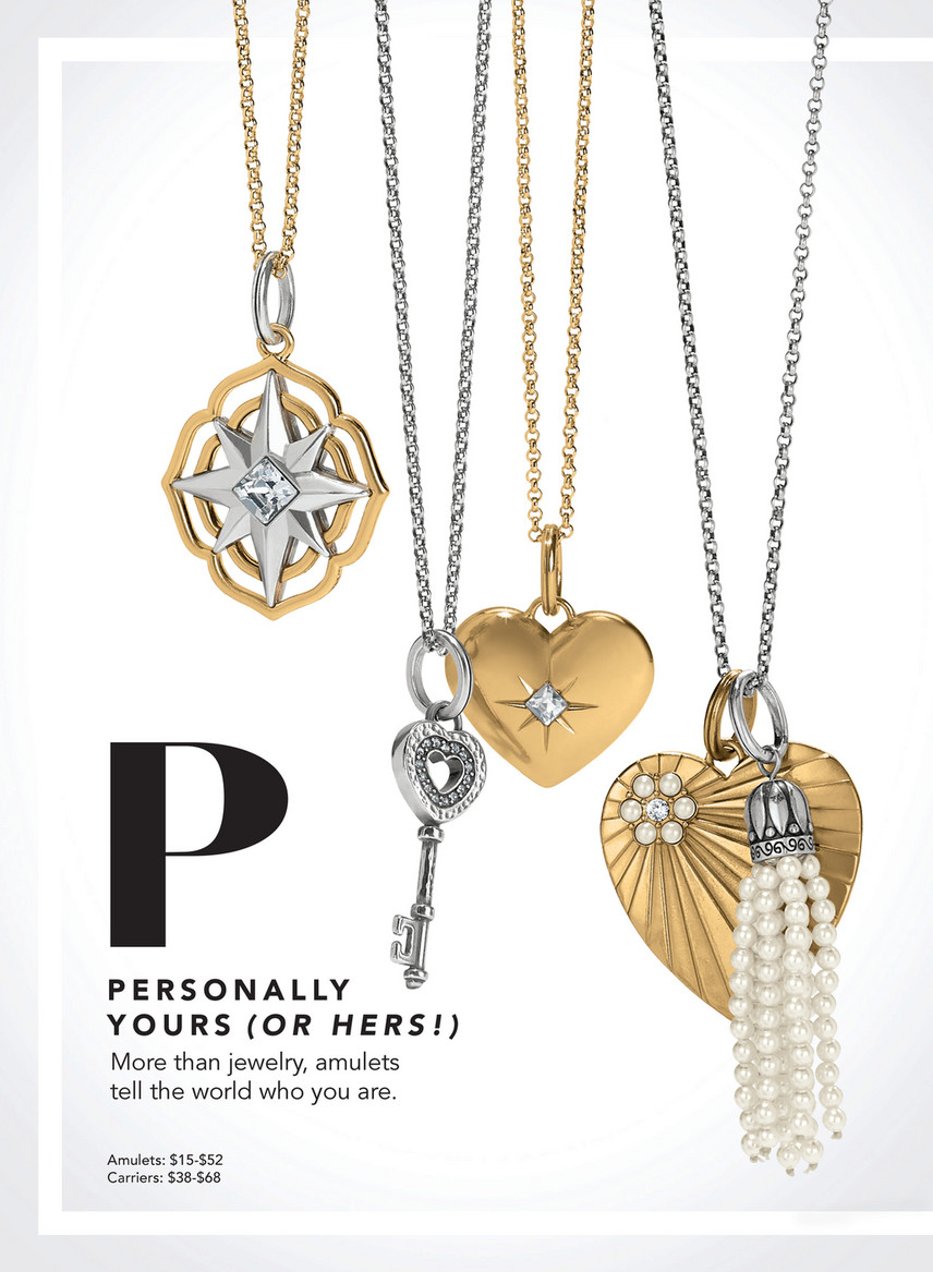 Brighton - A To Z - Brighton Vibrant Heart Amulet Silver-Red Brighton - A To Z - Brighton Vibrant Heart Amulet Silver-Red