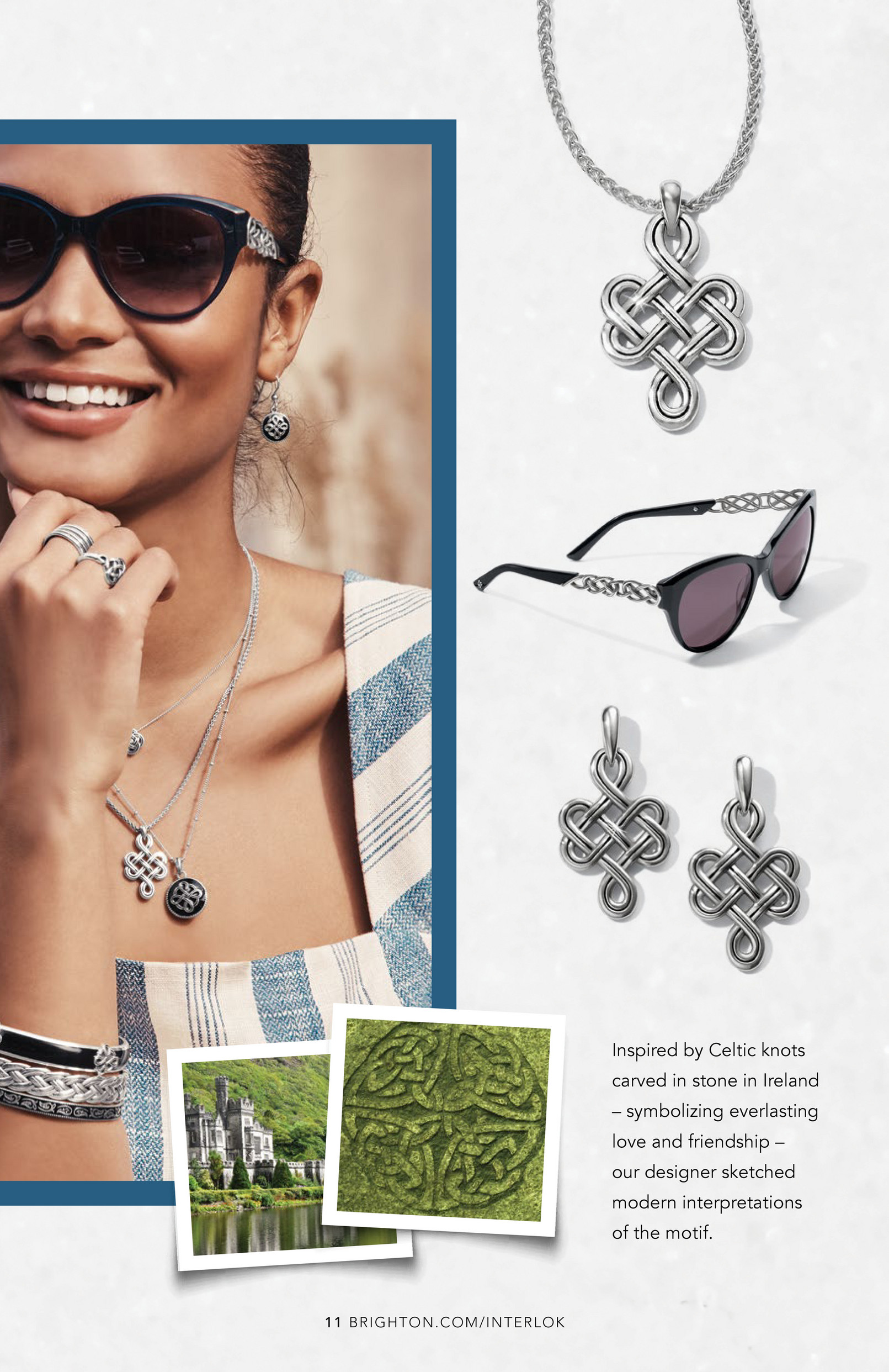ネックレス・ペンダント +ENGBROX+ silver925 dreaming layered necklace EBNL23003SV Brighton - Dreaming In Brighton - Brighton Elora Gems Multi