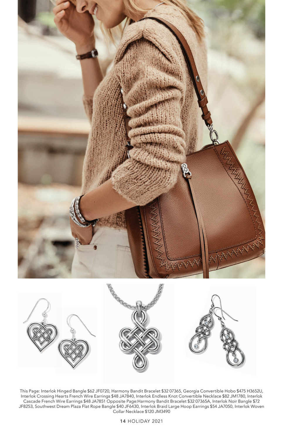 Brighton - Holiday Handbag - Brighton Interlok Endless Knot