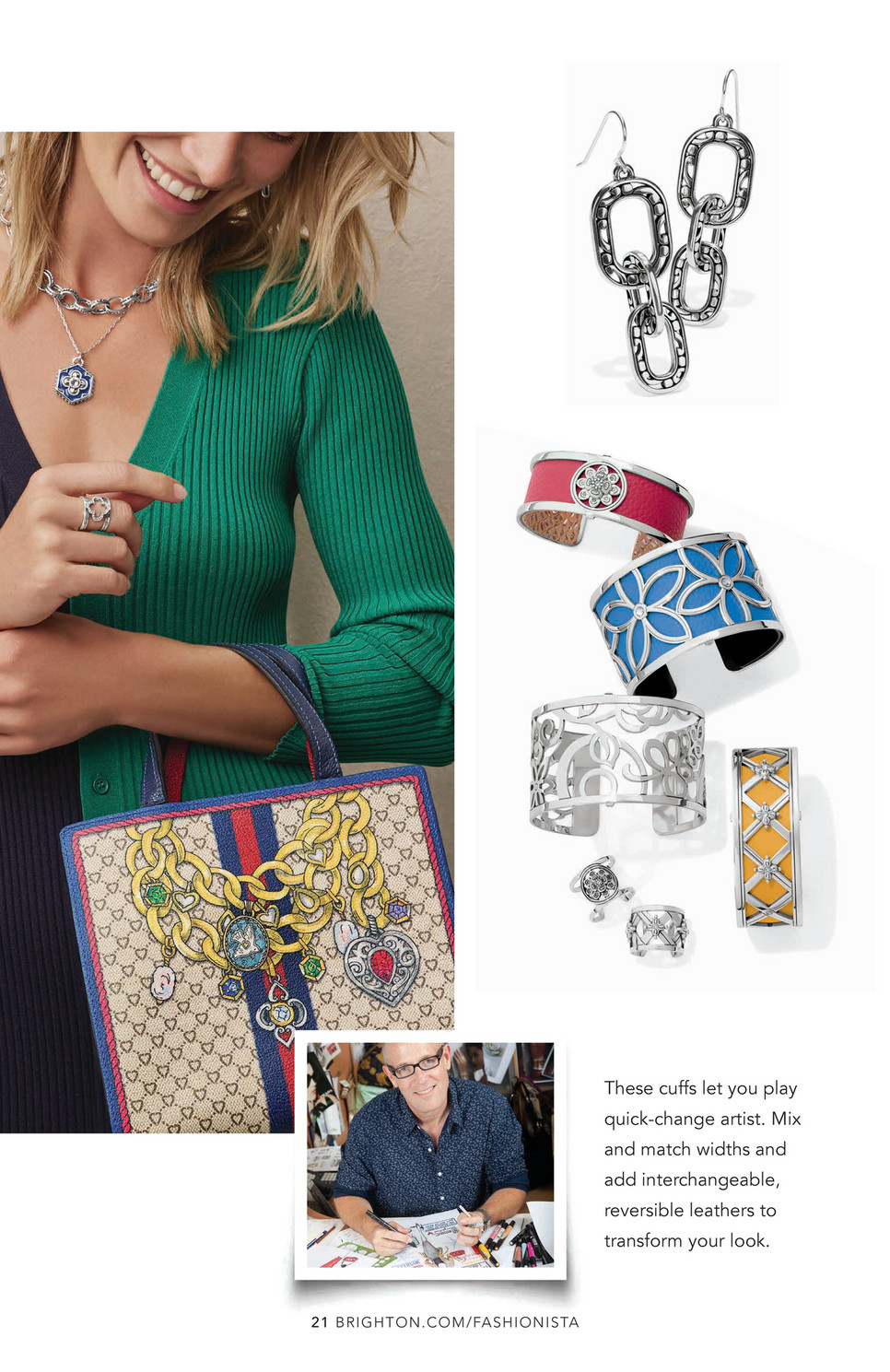 Brighton - Holiday Handbag - Brighton Beckman Organizer Bag Black