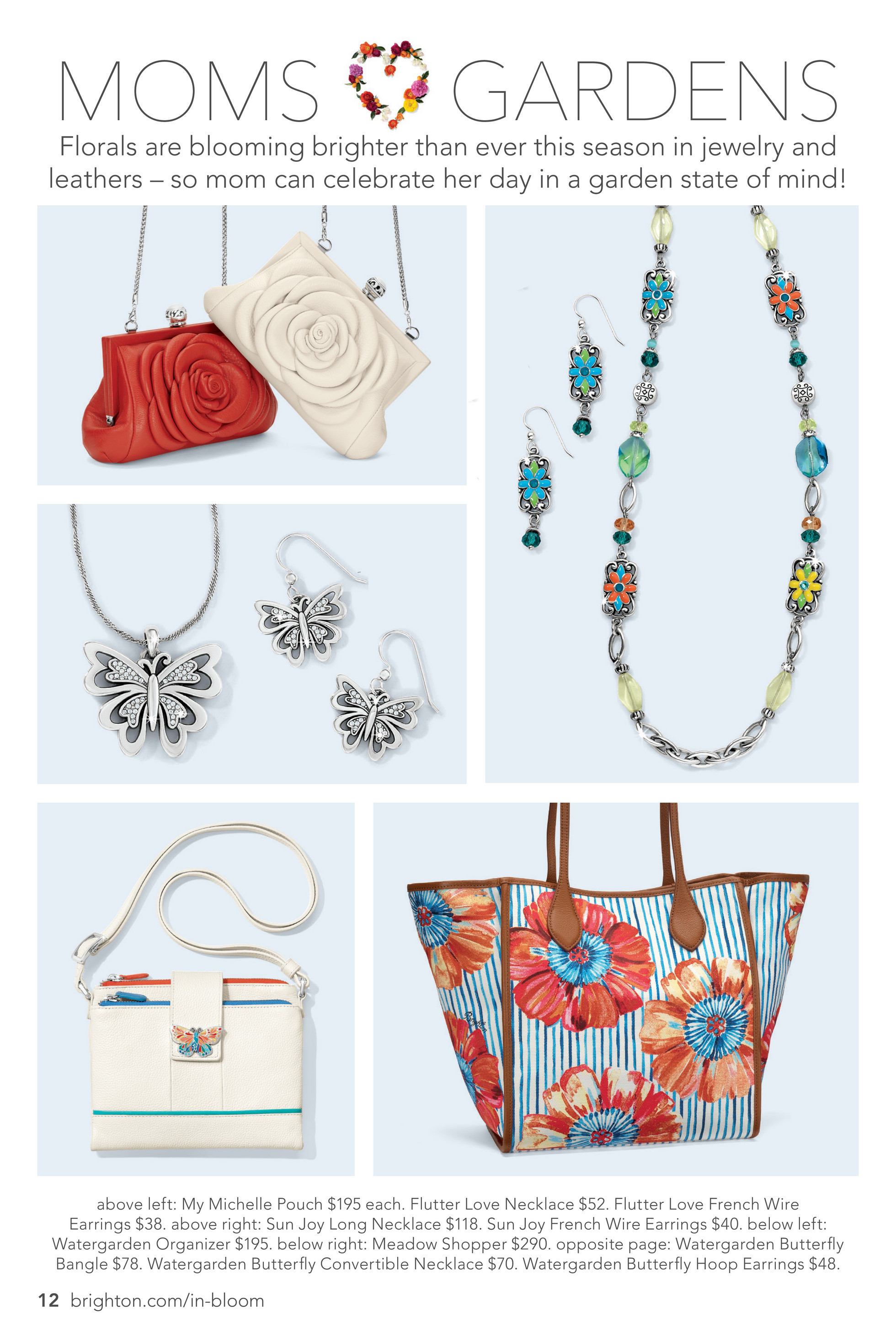 Moms Love Brighton Brighton Watergarden Butterfly Convertible Necklace Multi Brighton