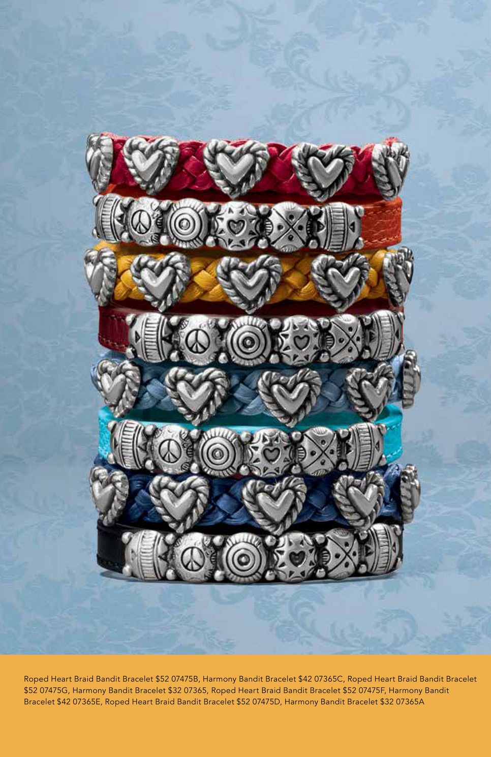 LOTバタフライ75ハンドメイド Brighton - Give Brilliantly - Brighton Roped Heart Braid Bandit