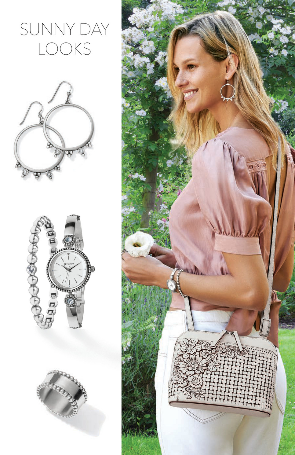 Brighton Crystal City Watch - Style W10481 - Timeless Elegance New Battery Brighton Crystal City Watch - Style W10481 - Timeless  main image 4