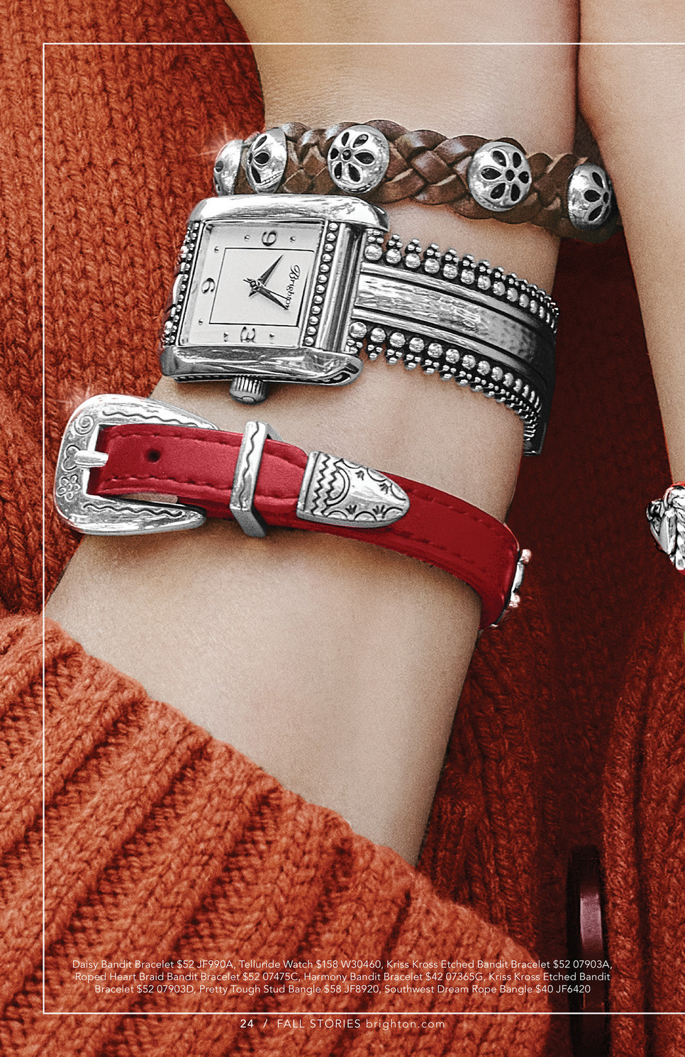 Christopher Pruitt (クリストファー・プルイット) 　バングル Kriss Kross Etched Bandit Bracelet - Brighton
