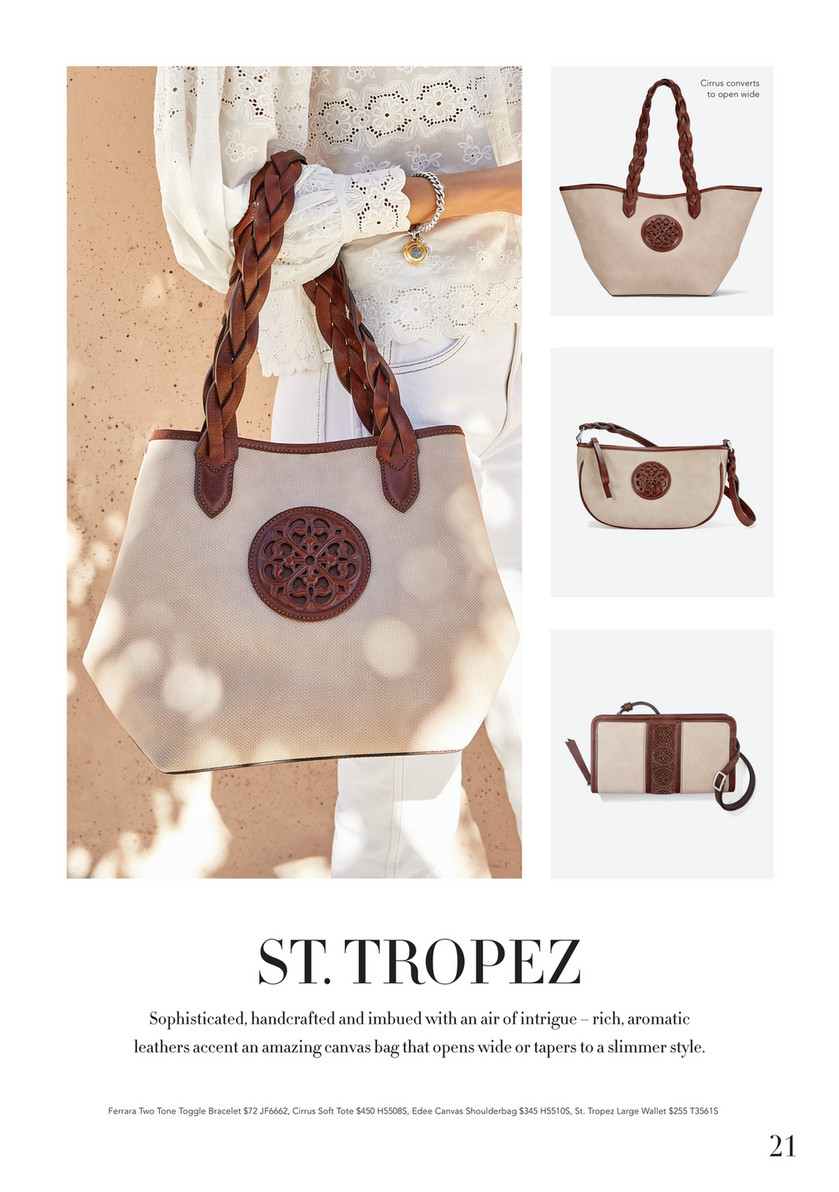 Brighton - Wholesale - Ferrara Fall 2022 - Andretta Tote - H3735M