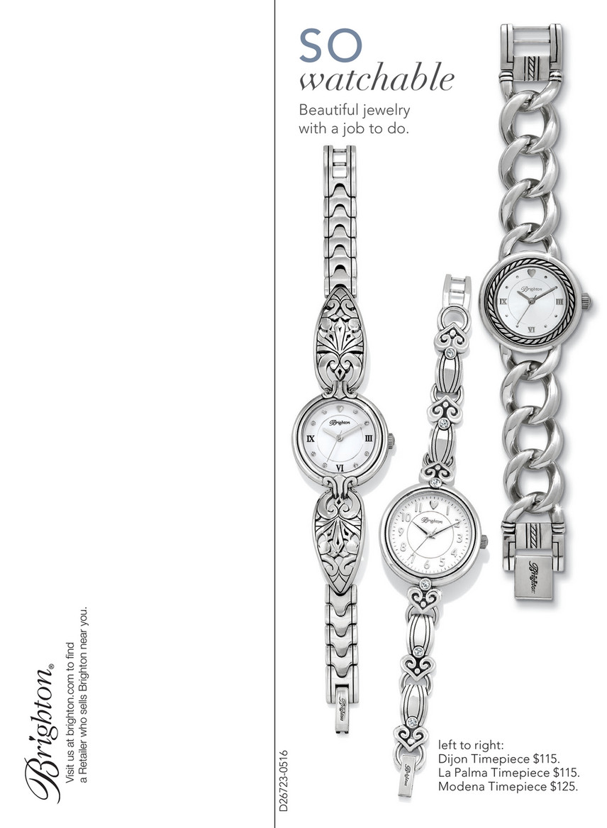 Brighton - Timeless Chic - Brighton Dijon Watch Silver