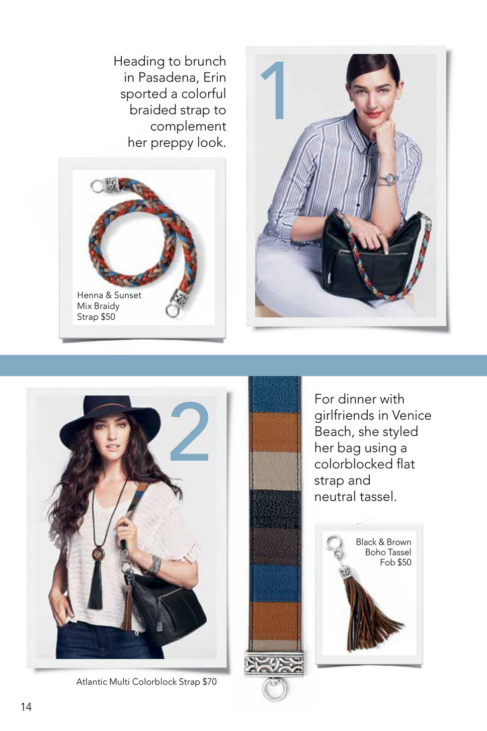Brighton - Brighton Your Bag - Brighton Colorblock Strap Atlantic