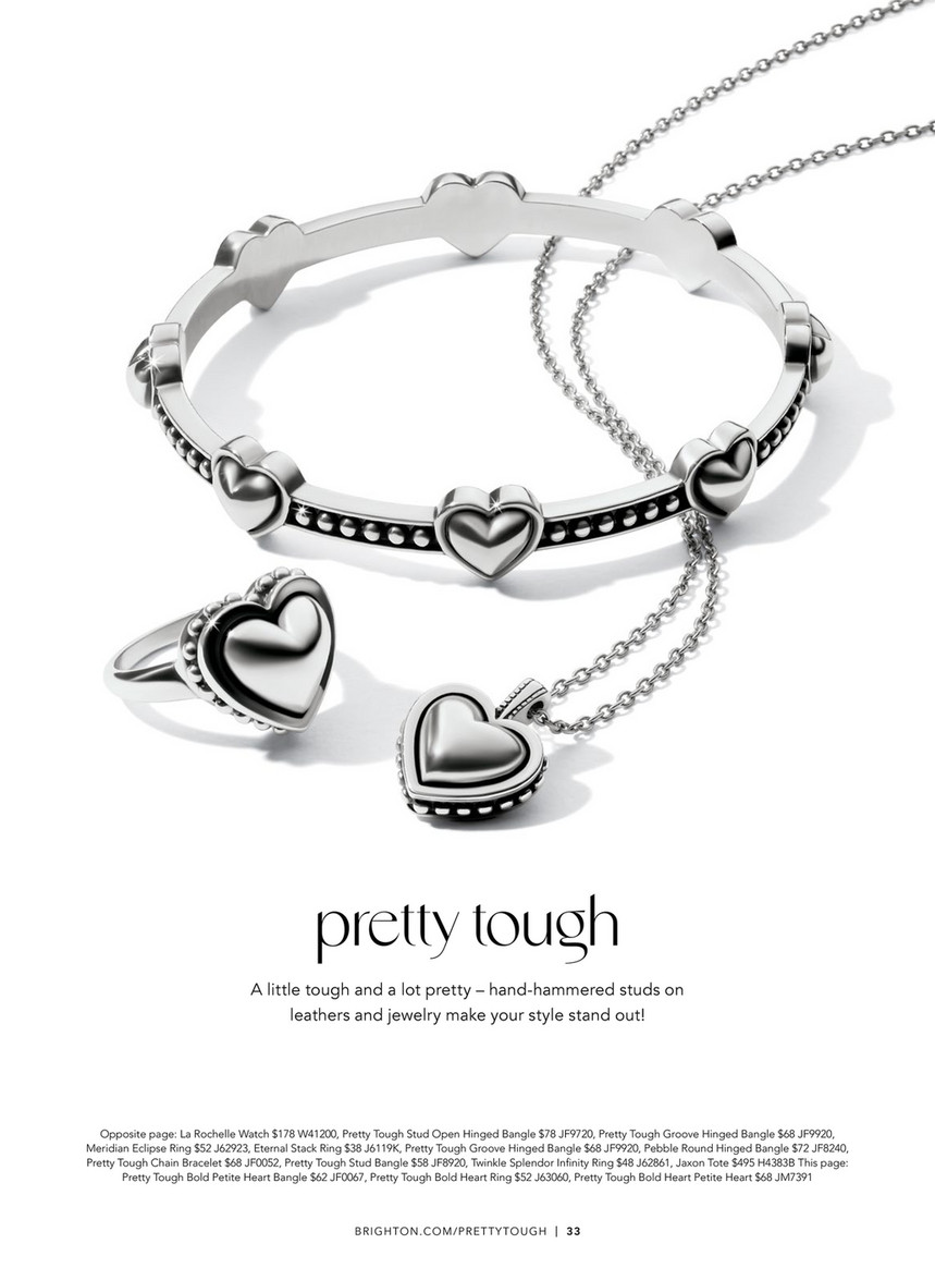 ★COURONNE★ Joie Bag Charm_RCAEX25145IVD Brighton - Brighton Mother's Day 2023 - Inner Circle Heart