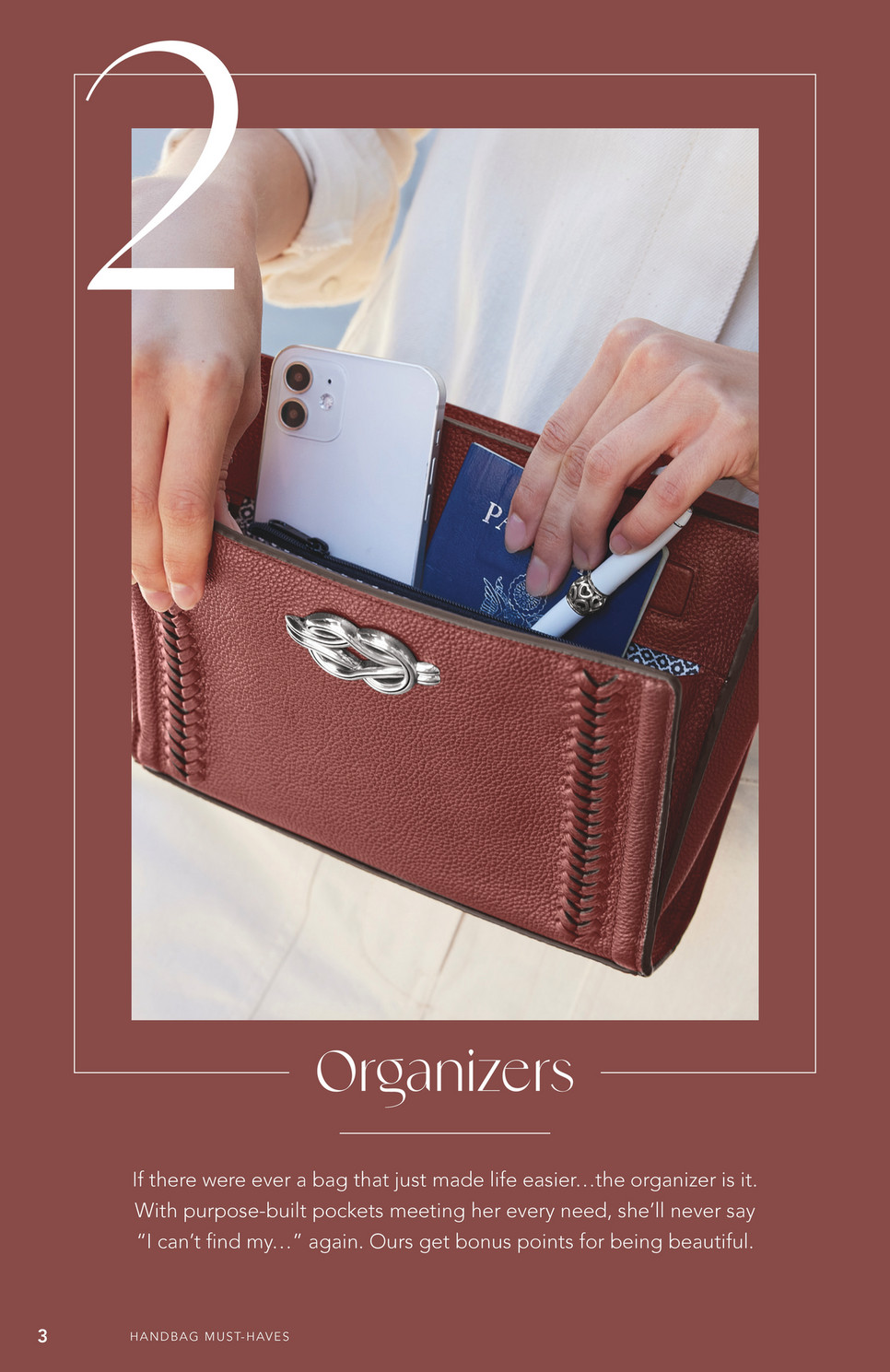 Brighton - Handbag Trends Lookbook - Beckman Organizer Bag - H43487