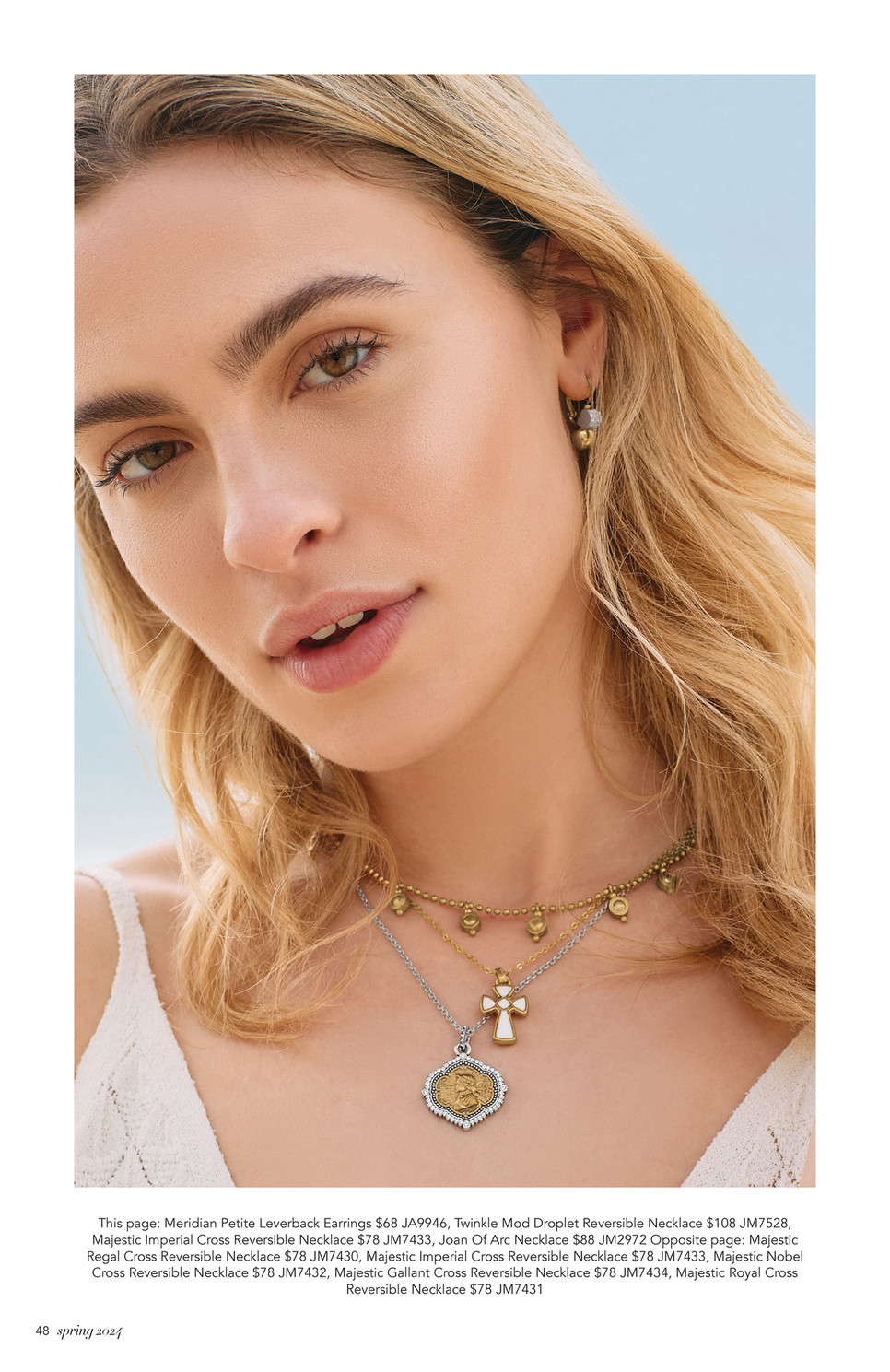 Brighton - Brighton Spring 2024 Mailer - Joan Of Arc Necklace - JM2972