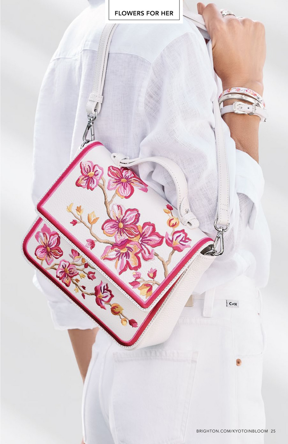 Brighton - Mothers Day Mailer 2024 - Kyoto In Bloom Miya Flap Bag