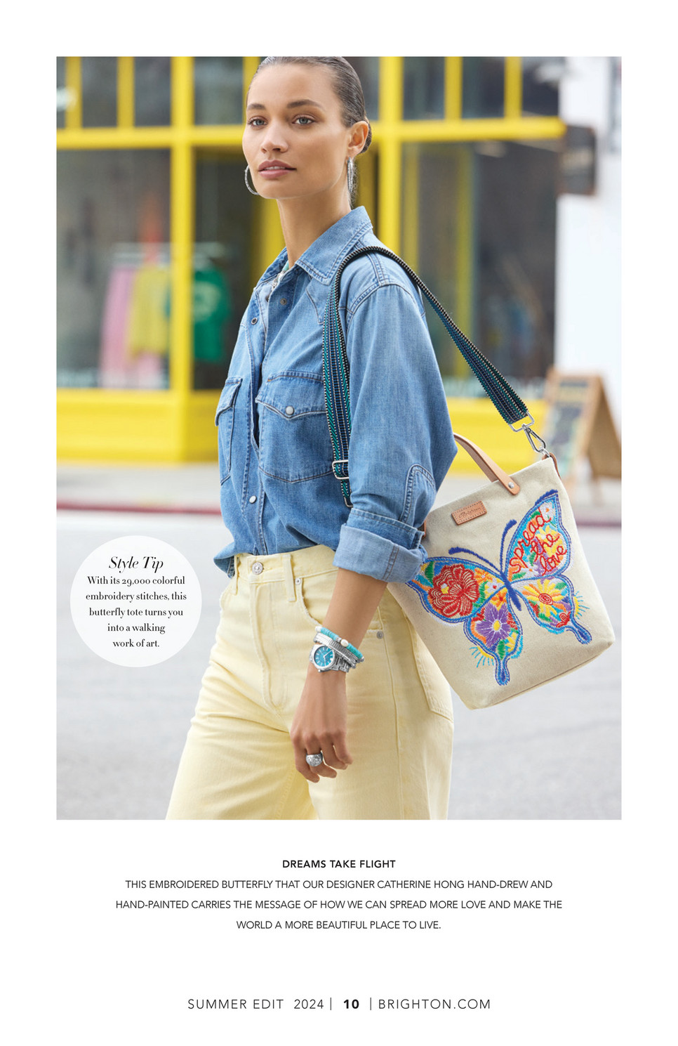 Brighton - Summer Mailer 2024 - Spread The Love Embroidered Medium