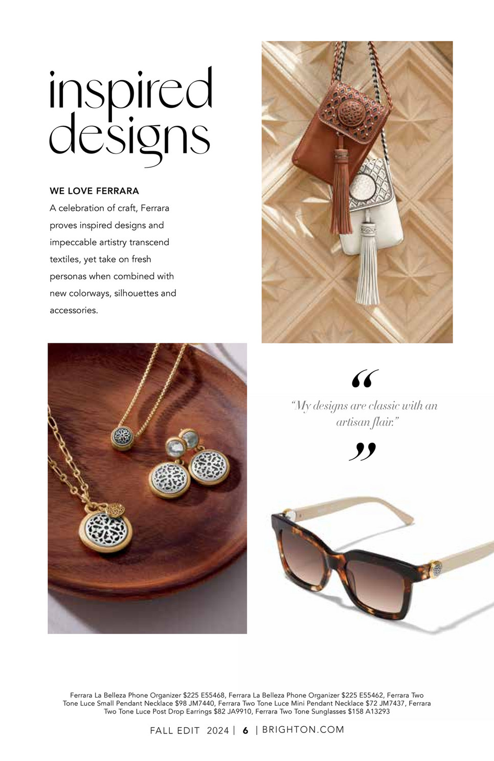 Brighton - Fall Mailer 2024 - Ferrara Entrata Large Necklace - JM5562