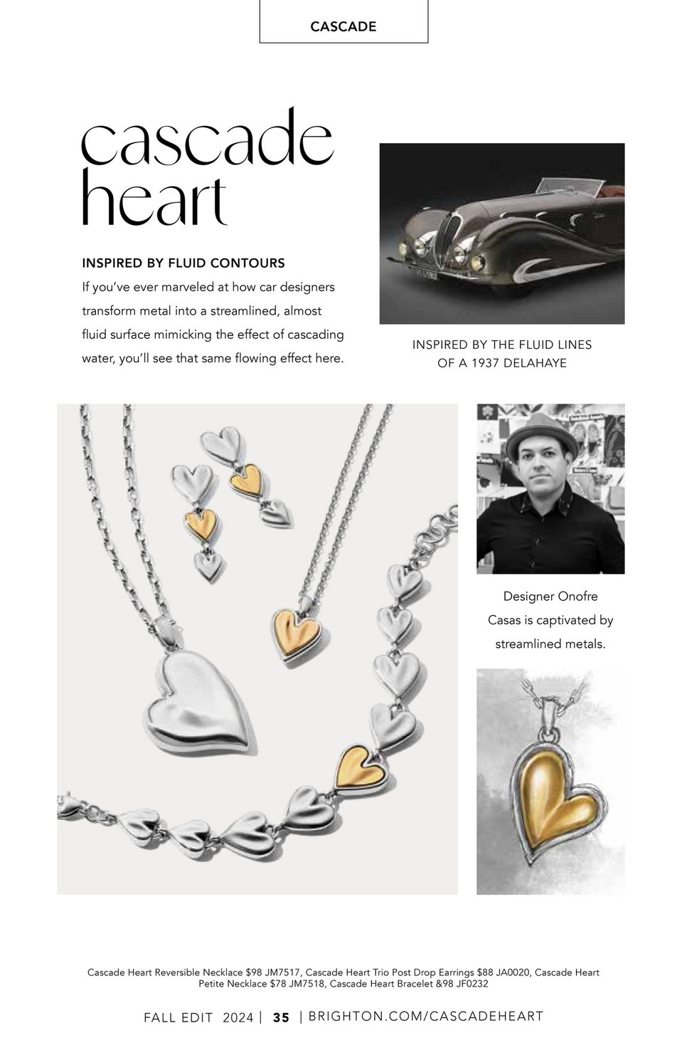 Brighton - Fall Mailer 2024 - Cascade Heart Petite Necklace - JM7518