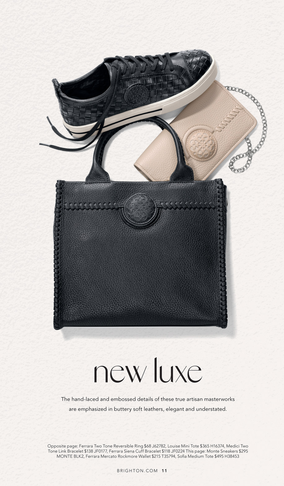 Brighton - Brighton Handbag Mailer Oct 2024 - Medici Two Tone Link