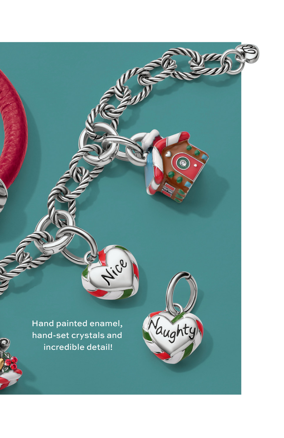 Brighton - Charm Holiday 2024 - Christmas Mouse Charm - JC7303