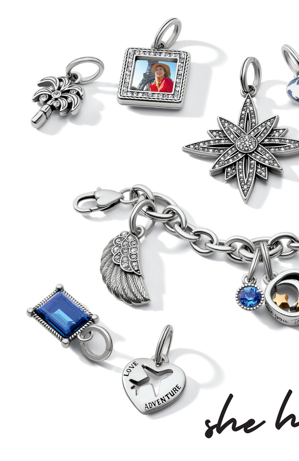 Brighton - Charm Holiday 2024 - Viva Laugh Charm - JC7060