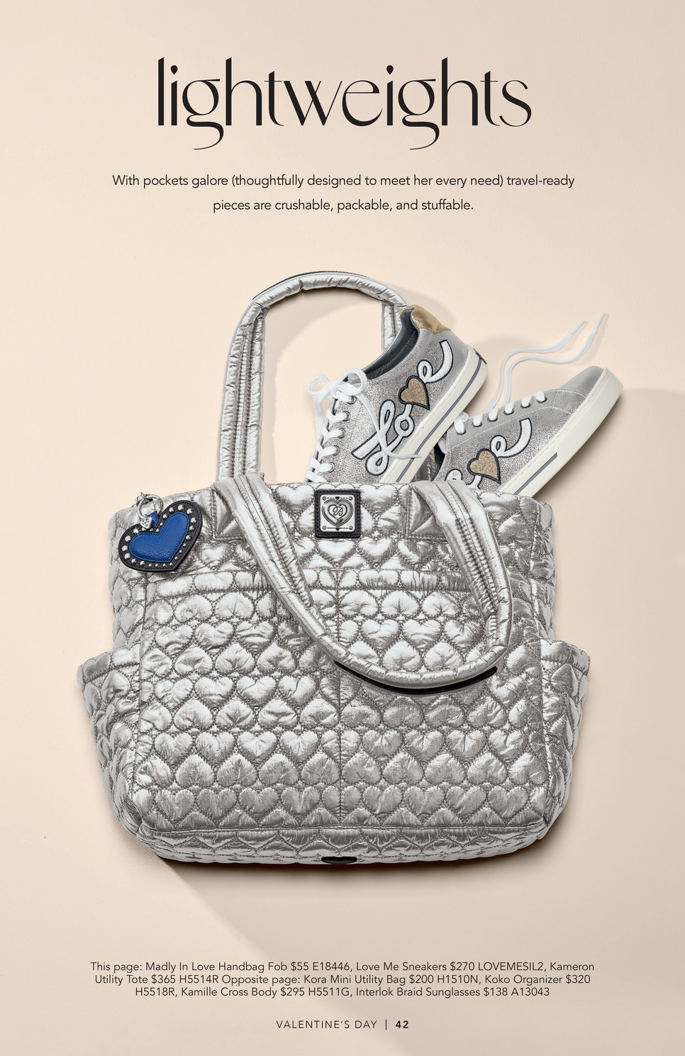 Brighton - Valentines Day 2025 Mailer - Madly In Love Handbag Fob