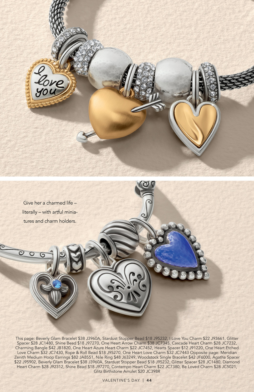 Brighton - Valentines Day 2025 Mailer - One Heart Love Charm