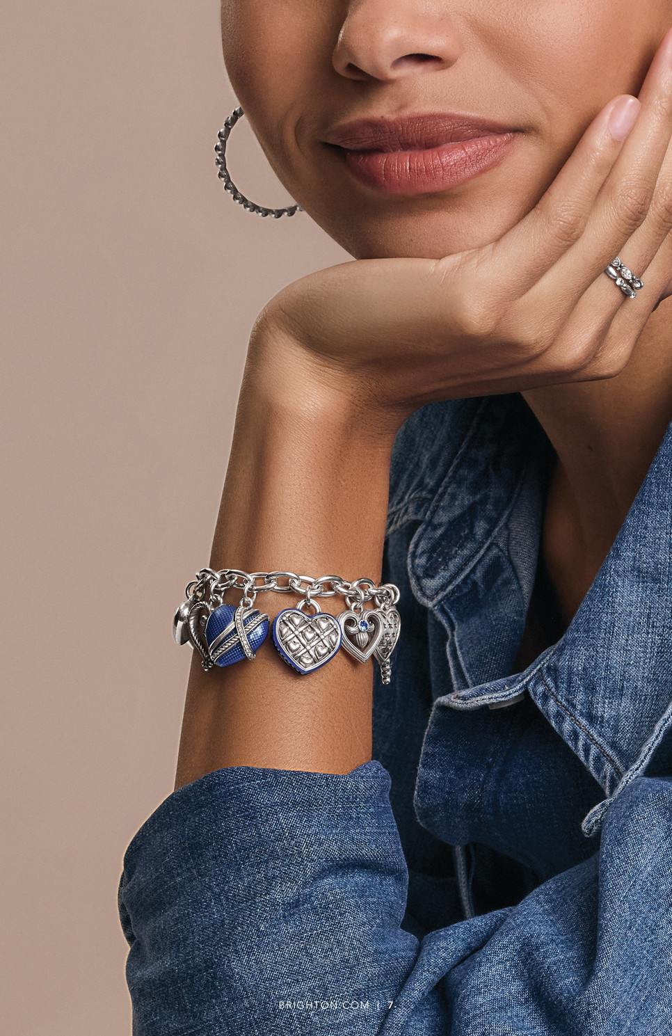 charming Heart bangle Black パメオポーズ Brighton - Valentines Day 2025 Mailer - One Heart Color