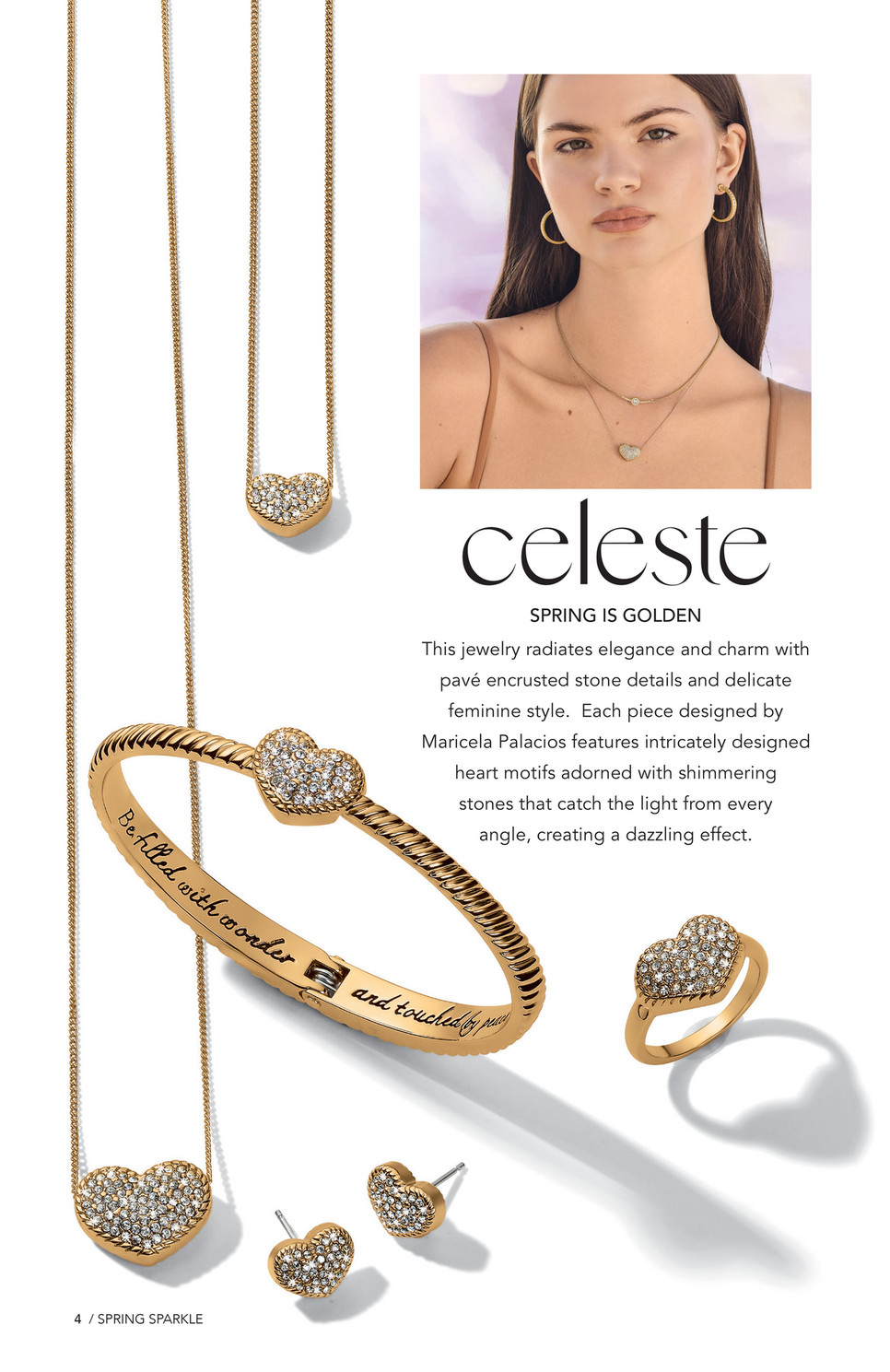 Brighton - Sparkle Lookbook - Meridian Zenith Medium Hoop Earrings