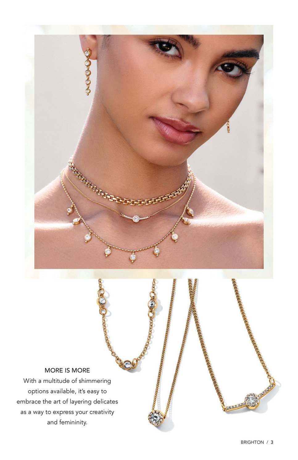 Brighton - Sparkle Lookbook - Meridian Zenith Medium Hoop Earrings