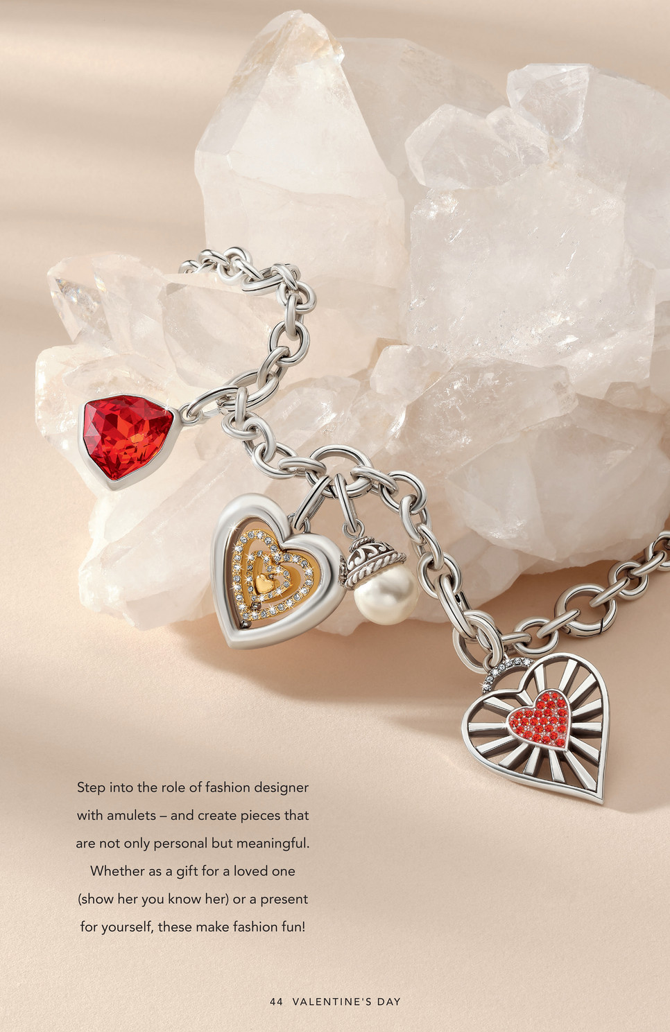 Brighton - Valentines Day 2026 - Amyah Heart Amulet - JC7842
