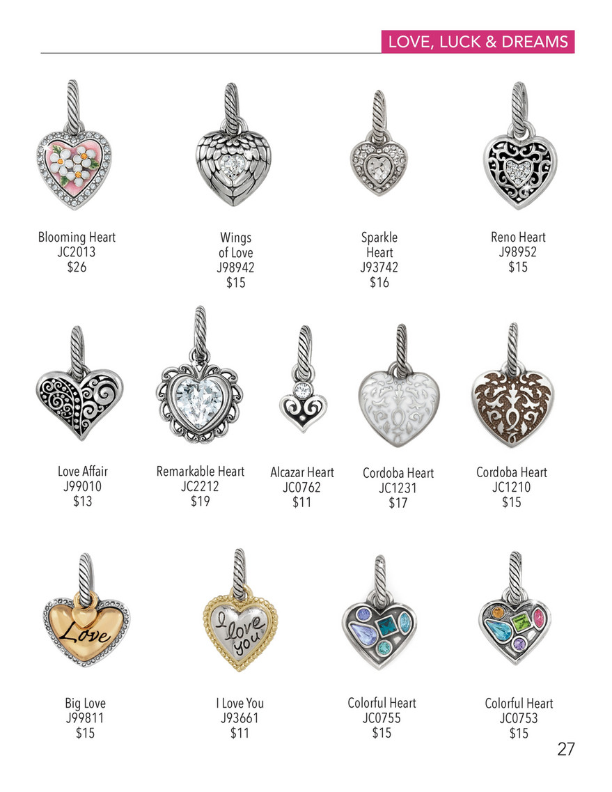 Brighton - Charm Assortment Booklet - Fall - Brighton Heart Leaf