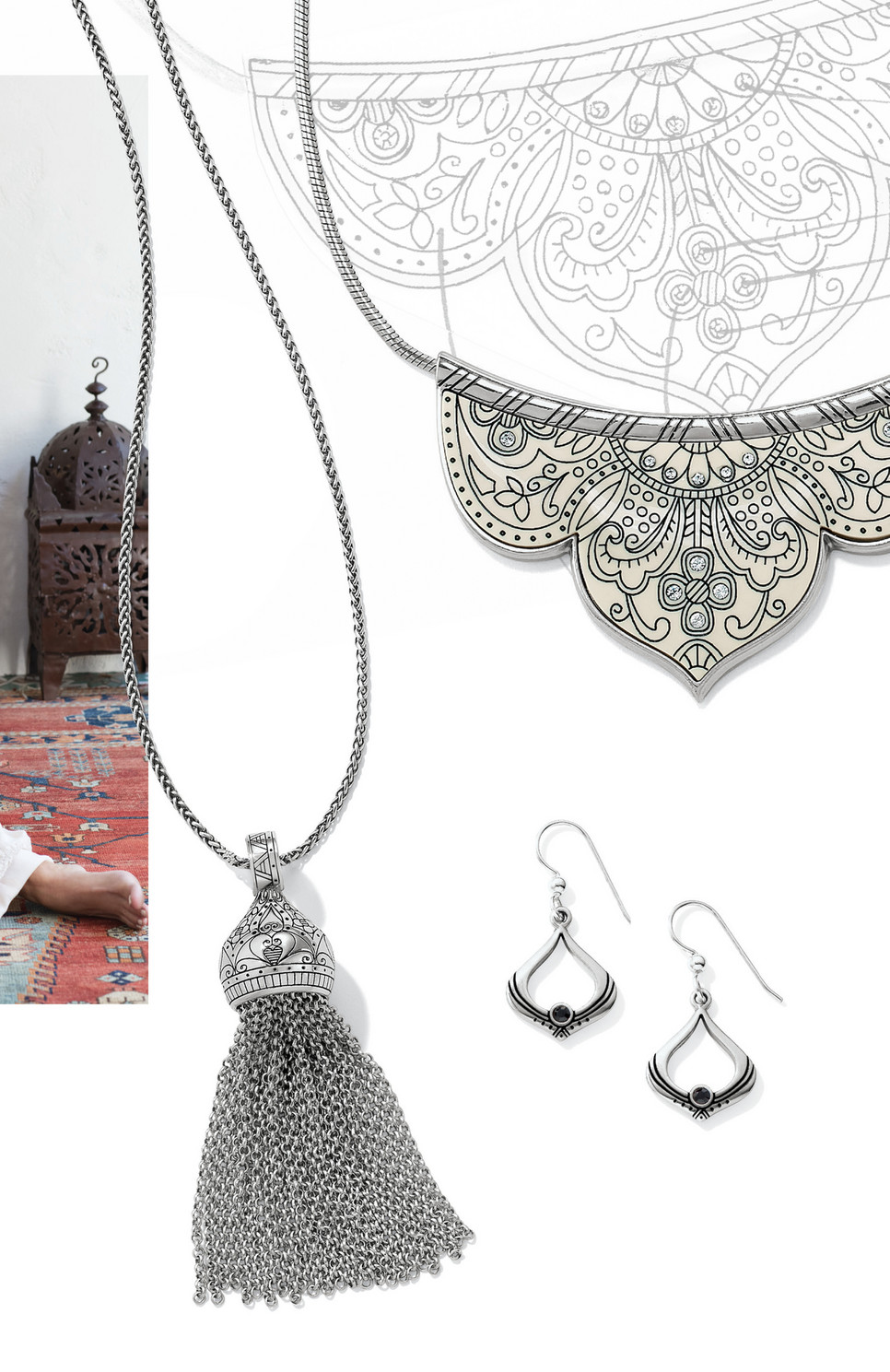 【TATIANA】(Silver925) Alice Drop Long Necklace / 追跡送 TATIANA☆[Silver925] Heart Drop Necklace (TATIANA/ネックレス