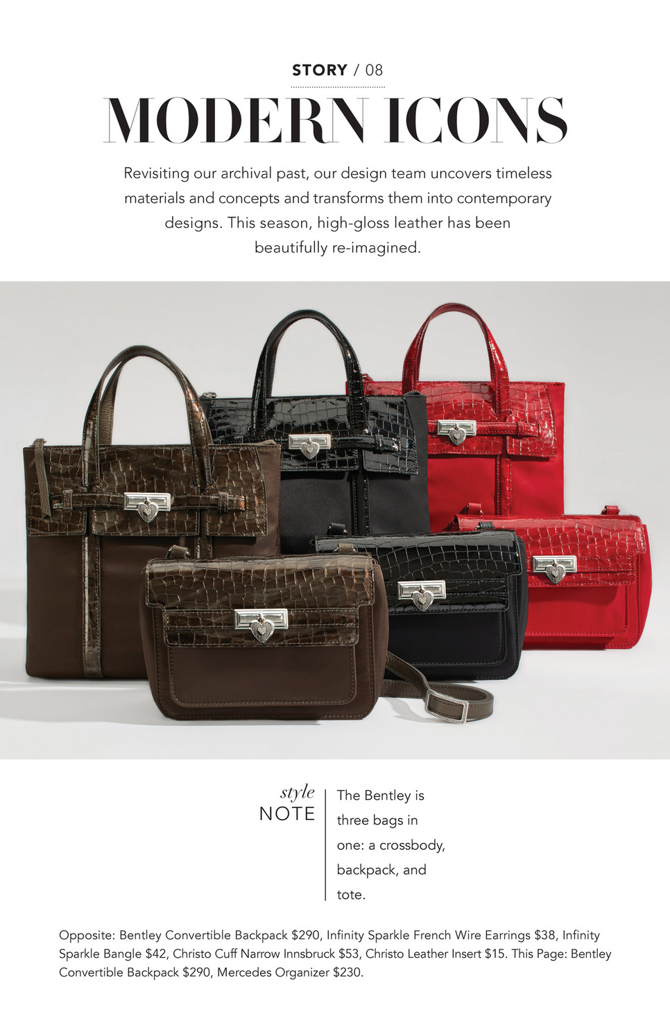 Brighton - The Fall Stories - Brighton Ginger Snappy Minibag Black