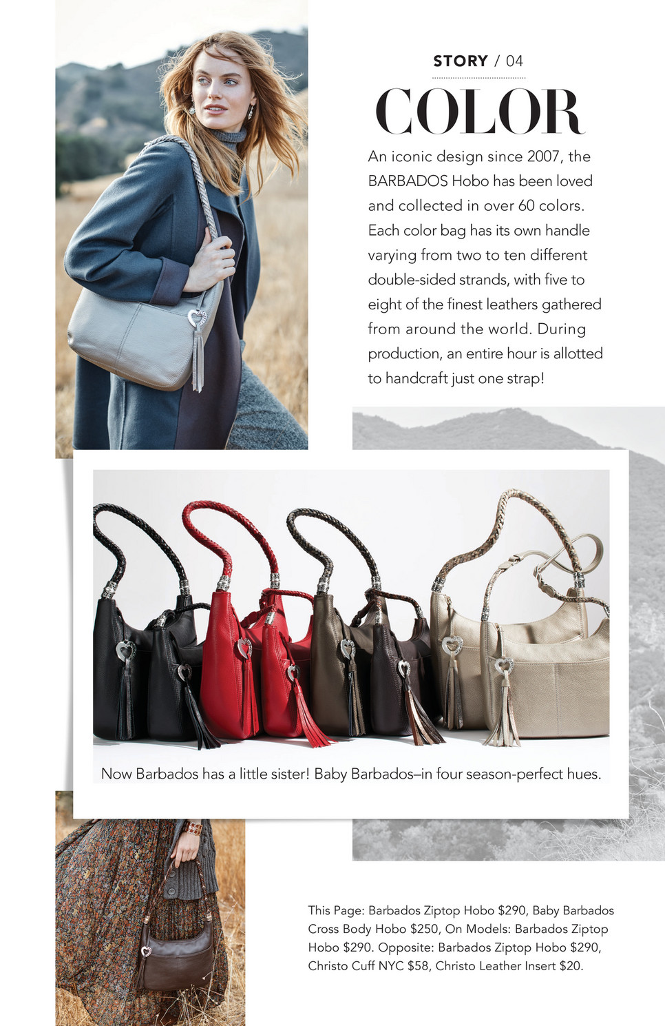 Brighton - The Fall Stories - Brighton Barbados Ziptop Hobo Multi