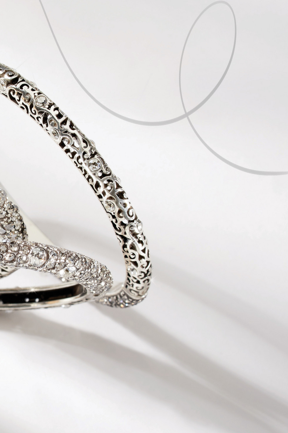 Brighton Utopia Bangle Hinged Watch & Anatolia Wisdom Pavé ID Bracelet Duo B You Hinged Bangle - Brighton main image 3