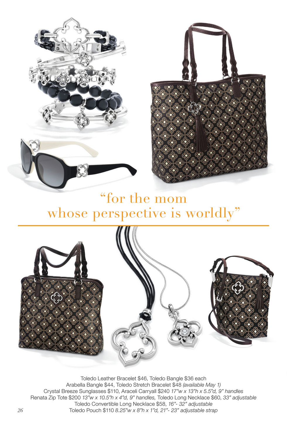 Brighton RETIRED Crystal Breeze Sunglasses with Case Brighton sunglasses with - Gem main image 4