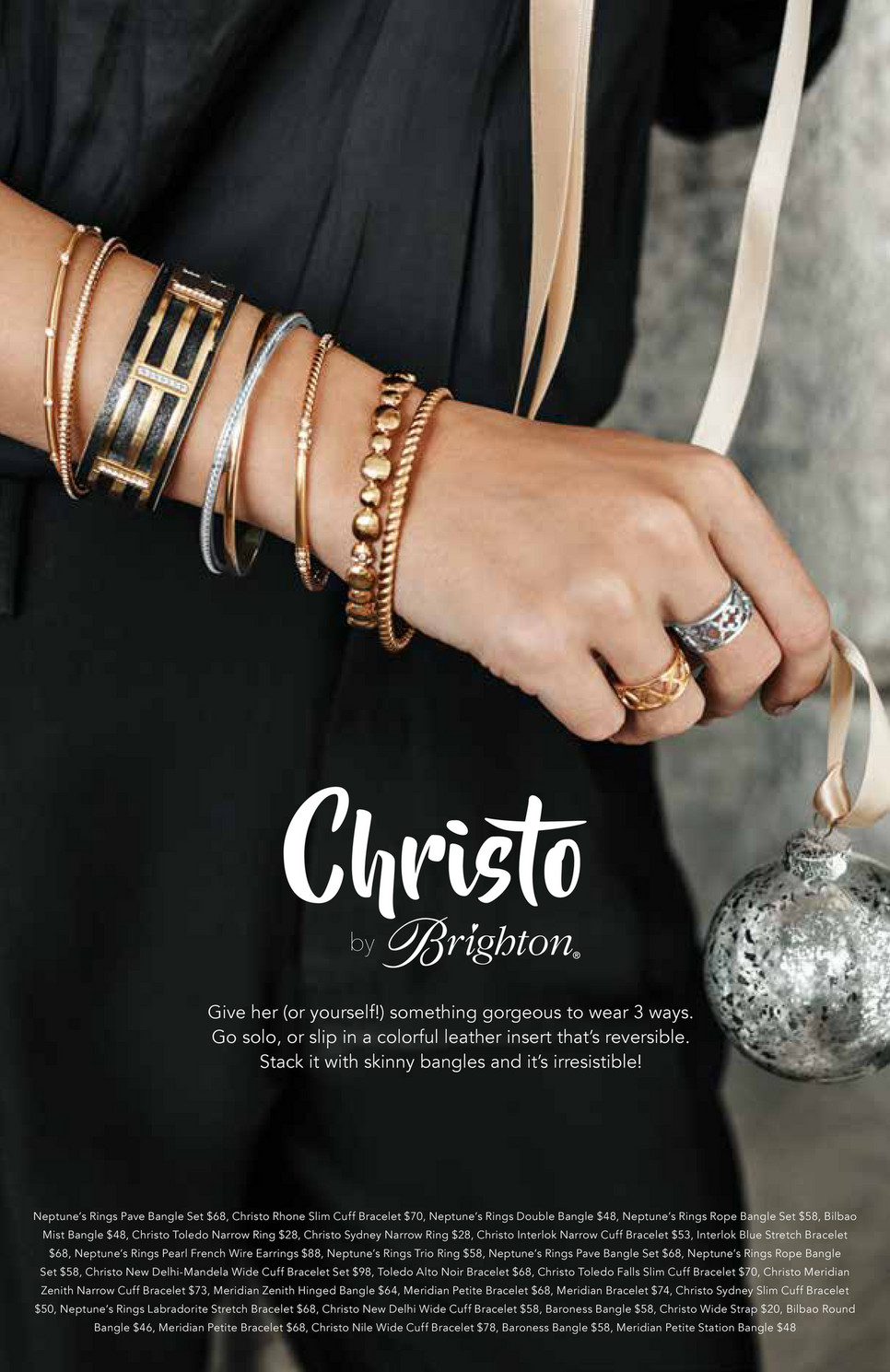 Brighton - Holiday 2018 - Brighton Bilbao Mist Bangle Gold