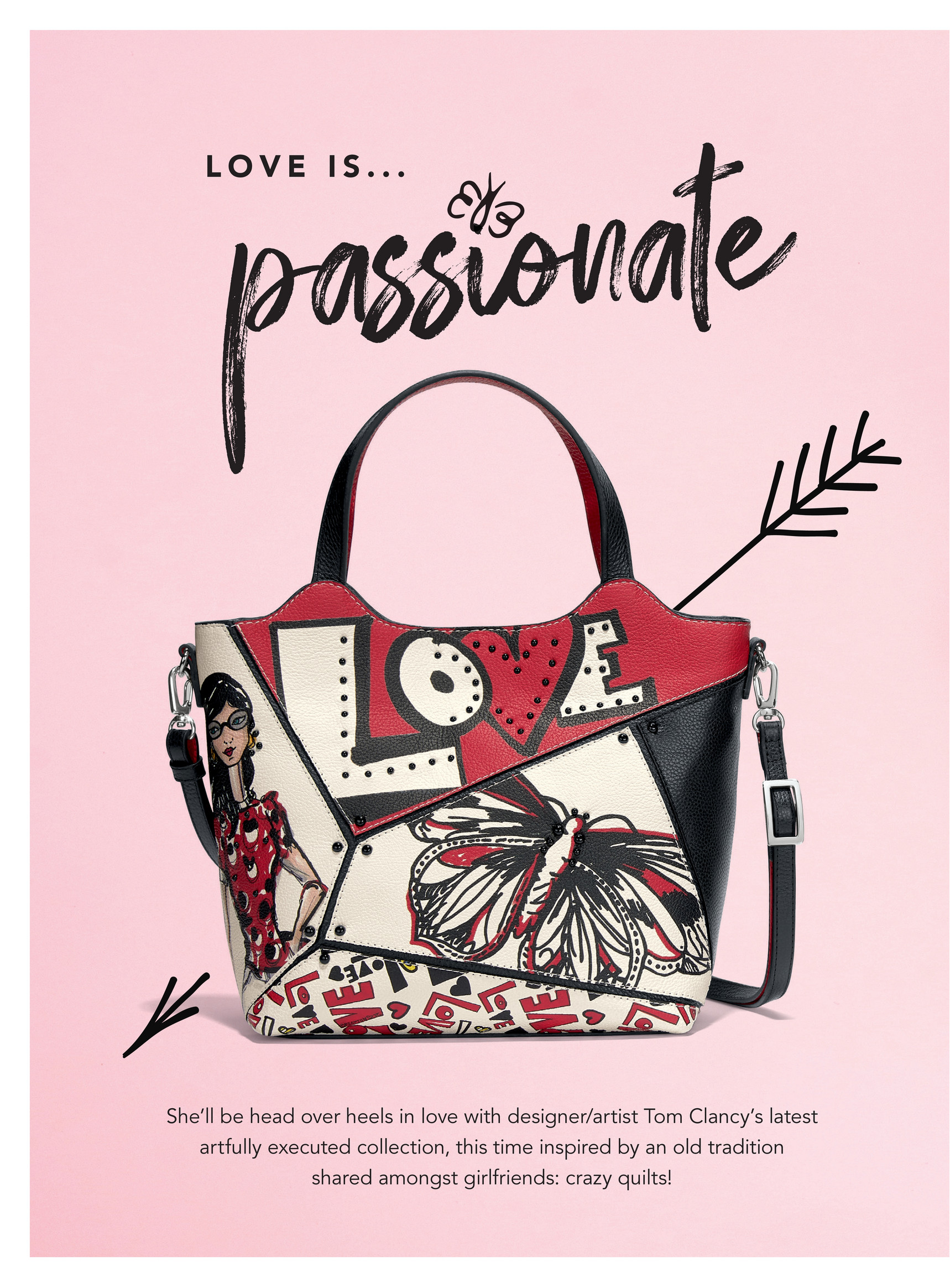 Brighton - Love isBrighton - Brighton Caryn Small Tote
