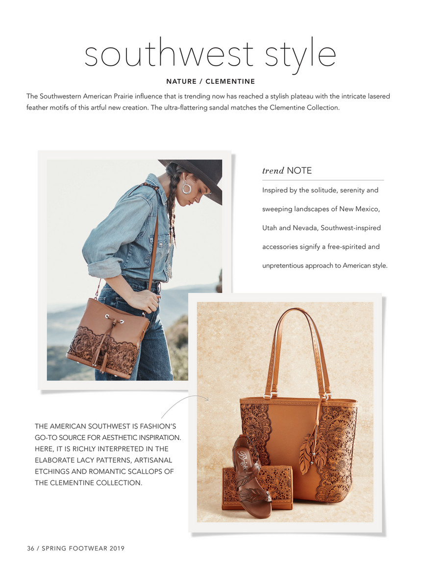 Brighton D32124 SPR2019 Footwear Mailer JAN2019 WEB Brighton Clementine Tote Toffee Handbags by Brighton