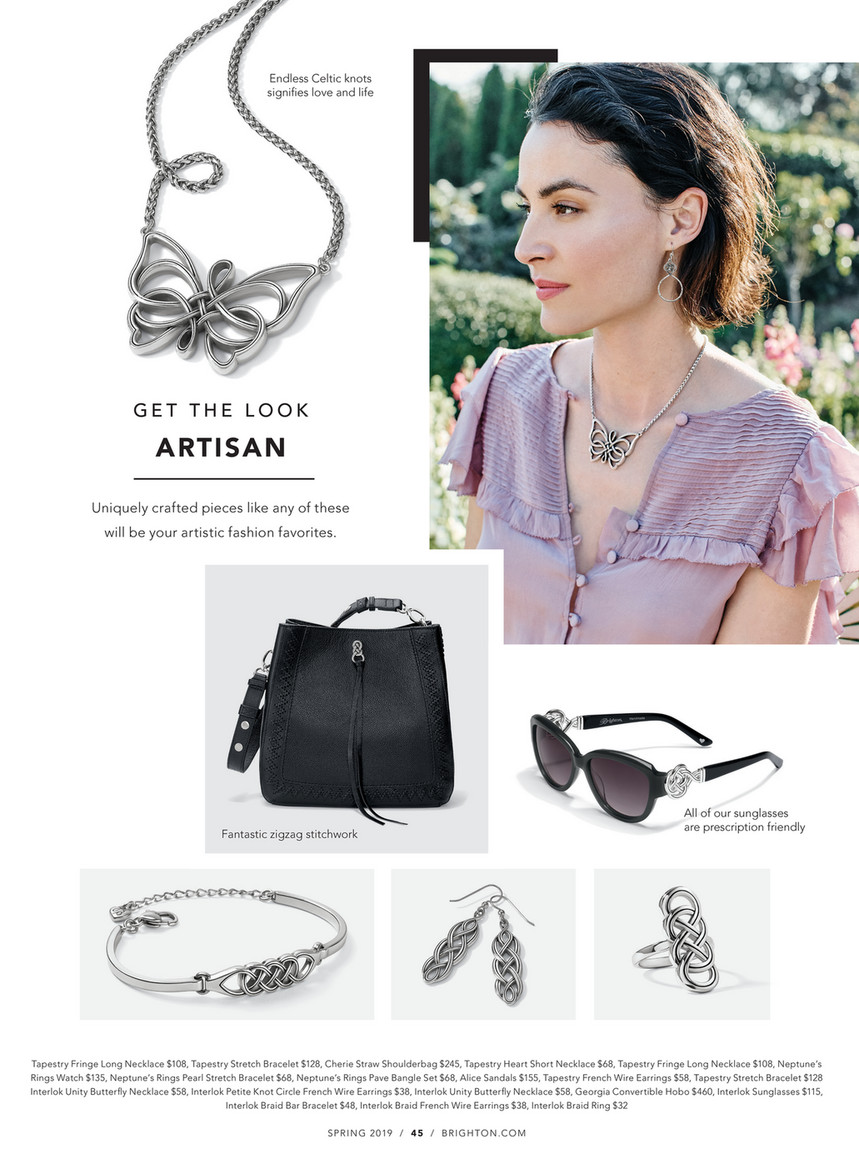 ■ENGBROX■ silver925 dreaming layered necklace EBNL23003SV Brighton - Dreaming In Brighton - Brighton Elora Gems Multi