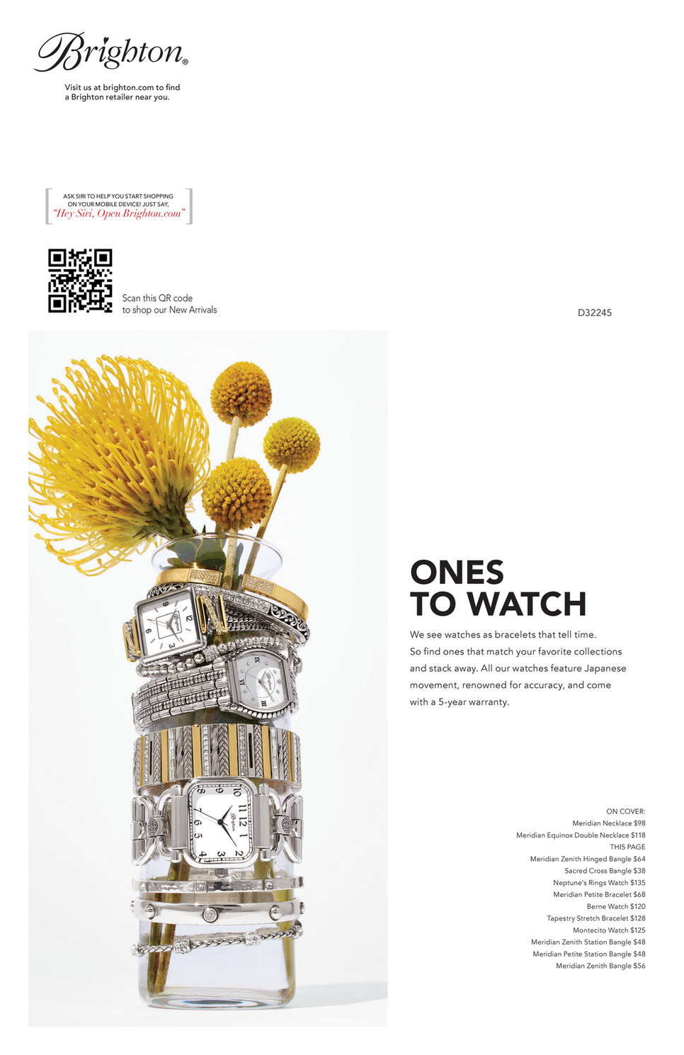 Brighton - Designer Jewelry - Brighton Roseville Watch Silver display picture 2