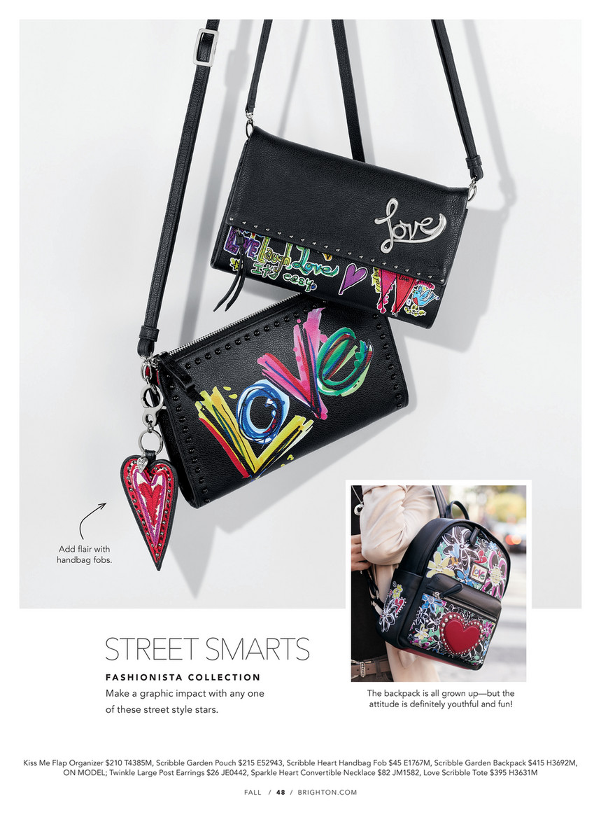 Brighton - FALL_IN_LOVE - Brighton Scribble Garden Backpack 